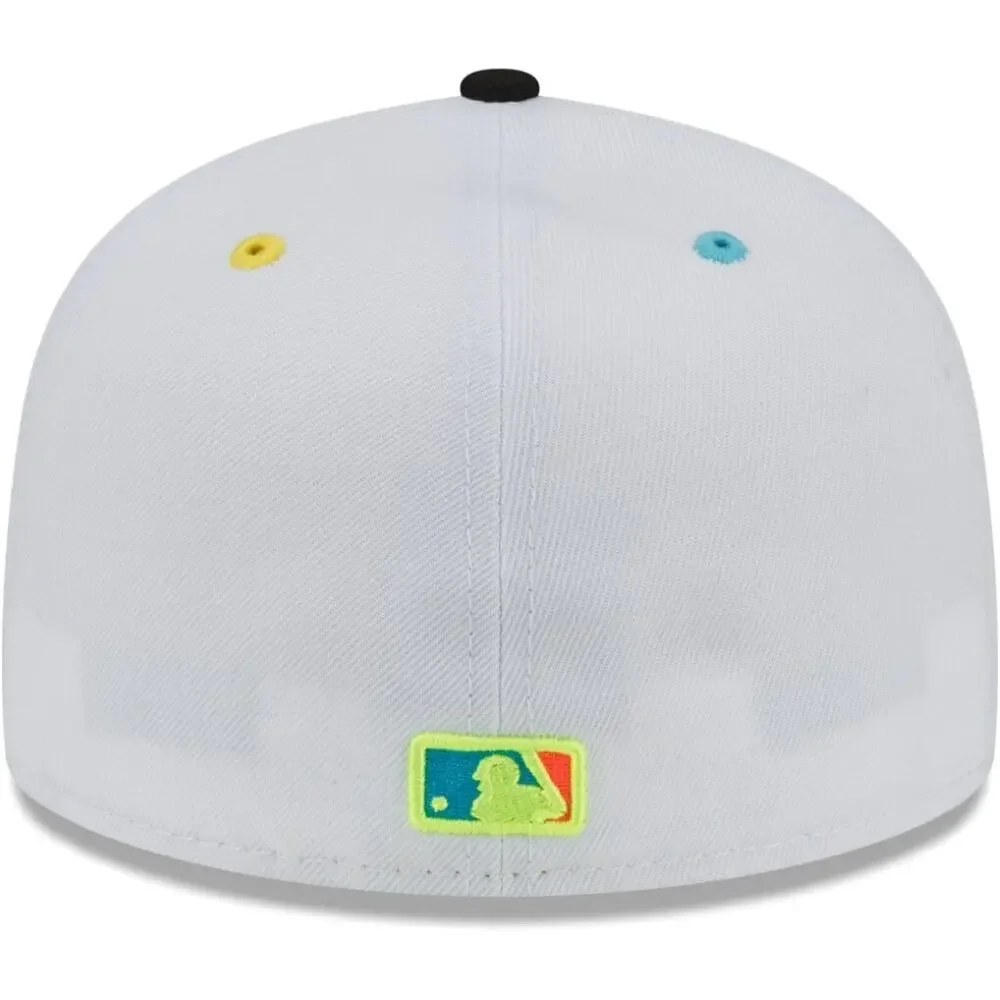 Men's Boston Red Sox New Era World Series Champions Neon Eye 59FIFTY Fitted Hat